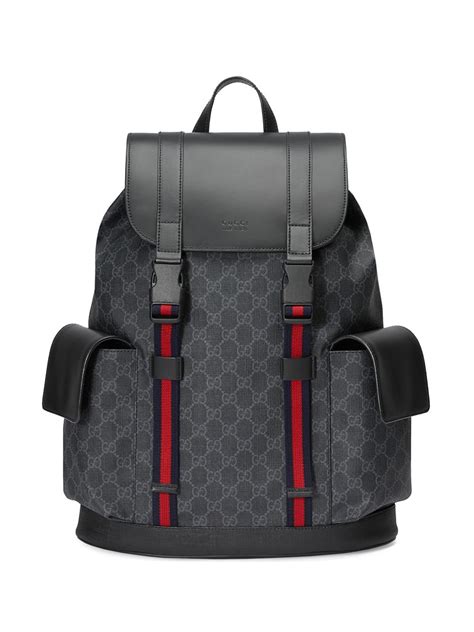 gucci gg supreme pattern backpack|Gucci Gg Supreme canvas backpack.